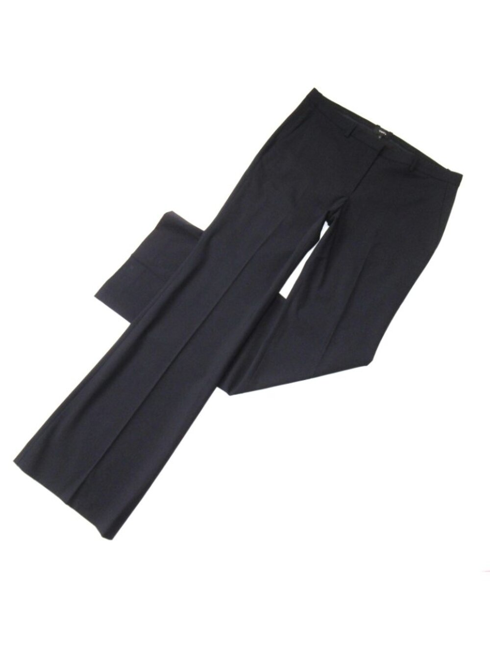 NWT THEORY Demitria in Deep Navy Classic Suit Wool Trouser Pants 6 x 35 - Picture 3 of 8